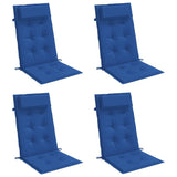 Vidaxl stoelkussens 6 st hoge rug oxford stof koningsblauw - afbeelding 3