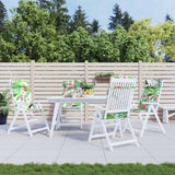 Vidaxl stoelkussens 4 st hoge rug oxford stof meerkleurig - afbeelding 1