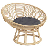 Vidaxl zitkussen rond ø 60 x11 cm oxford stof antracietkleurig - afbeelding 3