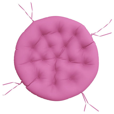 Vidaxl zitkussen rond ø 100x11 cm oxford stof roze