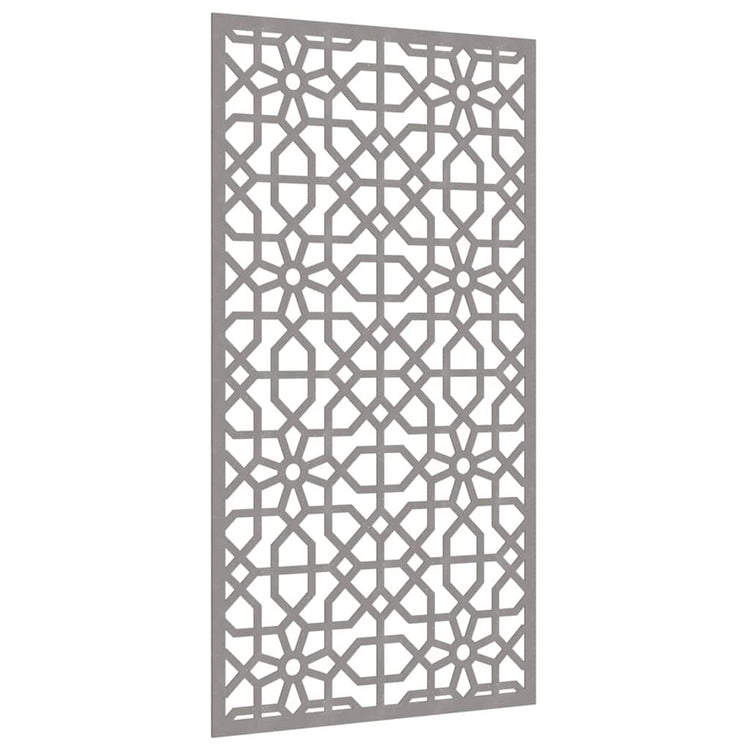 Vidaxl wanddecoratie tuin moors ontwerp 105x55 cm cortenstaal