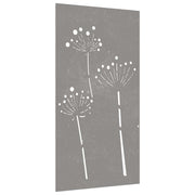 Vidaxl wanddecoratie tuin bloemenontwerp 105x55 cm cortenstaal - afbeelding 3