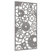 Vidaxl wanddecoratie tuin tandwielontwerp 105x55 cm cortenstaal - afbeelding 3
