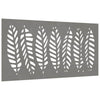 Vidaxl wanddecoratie tuin bladontwerp 105x55 cm cortenstaal