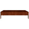 Vidaxl plantenbak verhoogd 100x100x26 cm cortenstaal