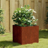 Vidaxl plantenbak 40x41x40 cm cortenstaal - afbeelding 1