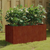 Vidaxl plantenbak 80x40x40 cm cortenstaal