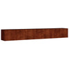 Vidaxl plantenbak verhoogd 280x40x40 cm cortenstaal