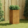 Vidaxl plantenbak 40x40x80 cm cortenstaal