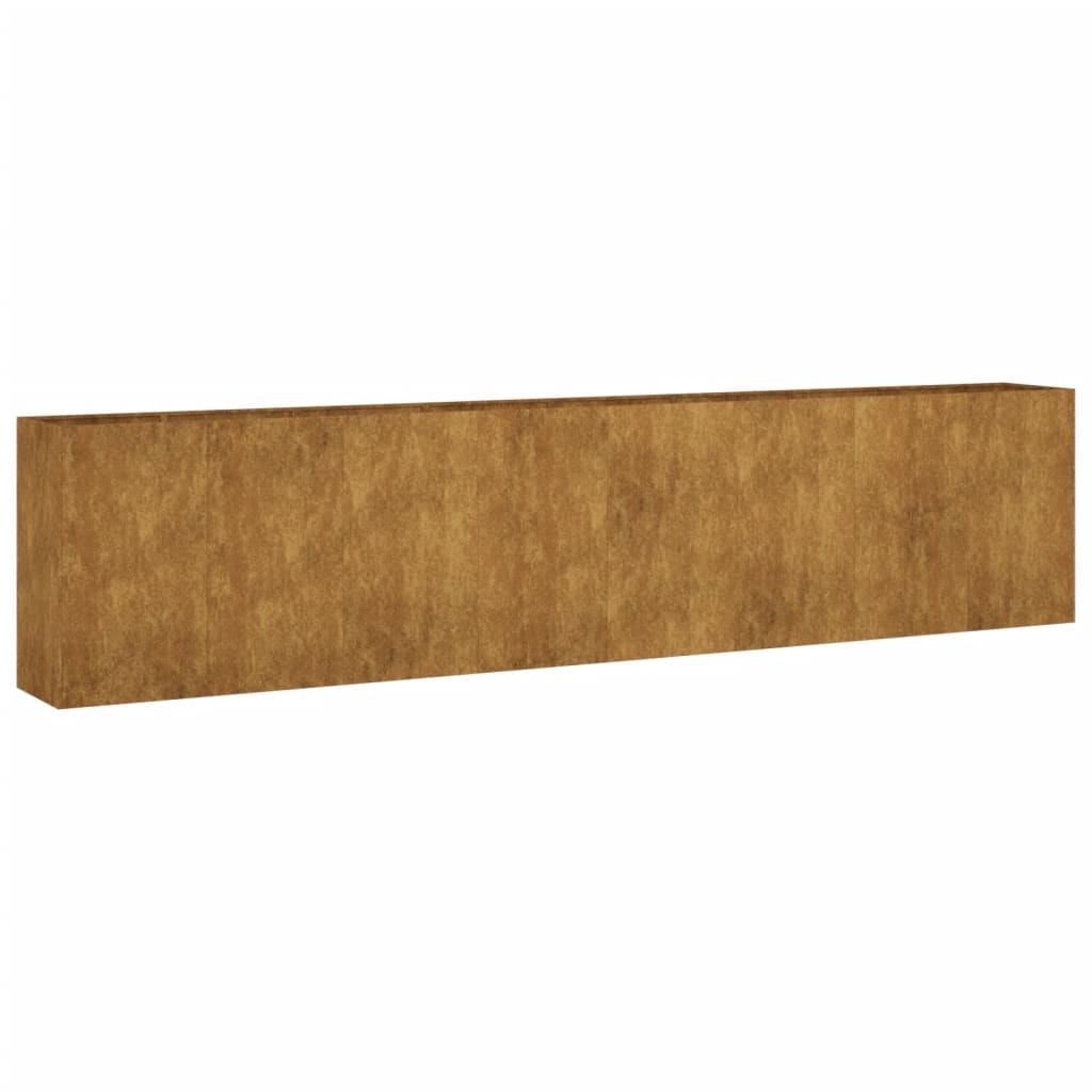 VidaXL Plantenbak verhoogd 360x40x80 cm cortenstaal
