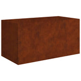 Vidaxl plantenbak 80x40x40 cm cortenstaal - afbeelding 2
