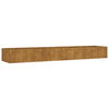 Vidaxl plantenbak verhoogd 360x80x40 cm cortenstaal