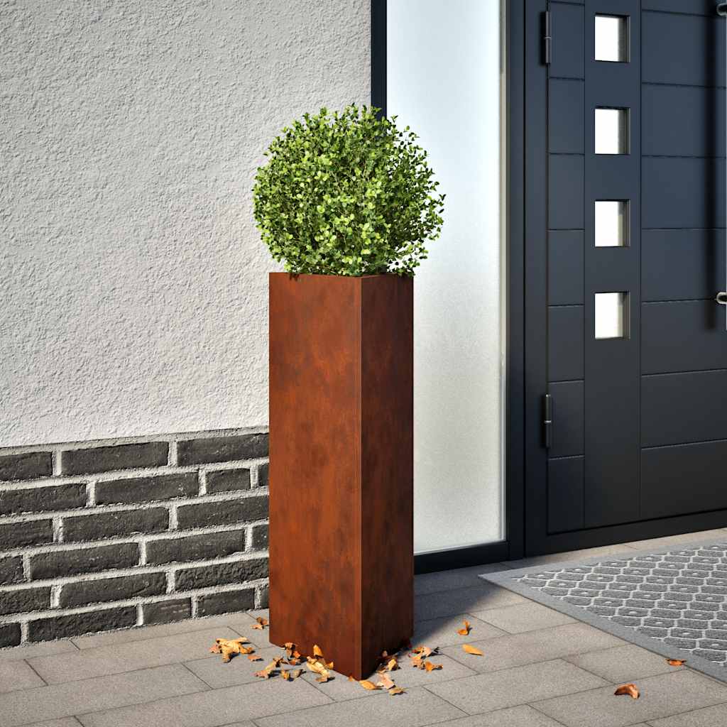 Vidaxl plantenbak 30x26x75 cm cortenstaal