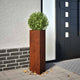 Vidaxl plantenbak 30x26x75 cm cortenstaal