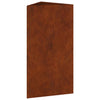 Vidaxl plantenbak 40x34,5x75 cm cortenstaal