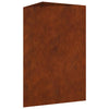 Vidaxl plantenbak 50x43x75 cm cortenstaal