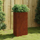 Vidaxl plantenbak 50x43x75 cm cortenstaal