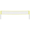 Vidaxl volleybalnet 823x244 cm pe-stof geel en zwart