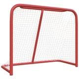 Vidaxl hockeydoel 183x71x122 cm polyester rood en wit - afbeelding 2
