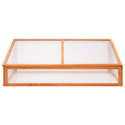 Vidaxl broeikas 110x58,5x39 cm vurenhout oranje