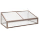 Vidaxl broeikas 110x56x39 cm vurenhout grijs