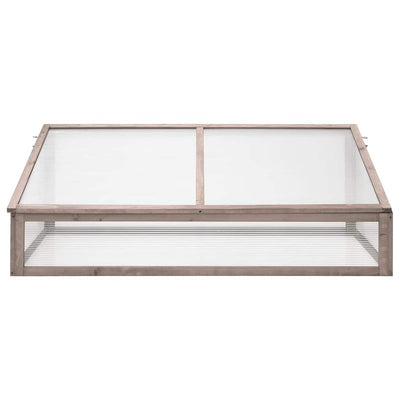 Vidaxl broeikas 110x56x39 cm vurenhout grijs