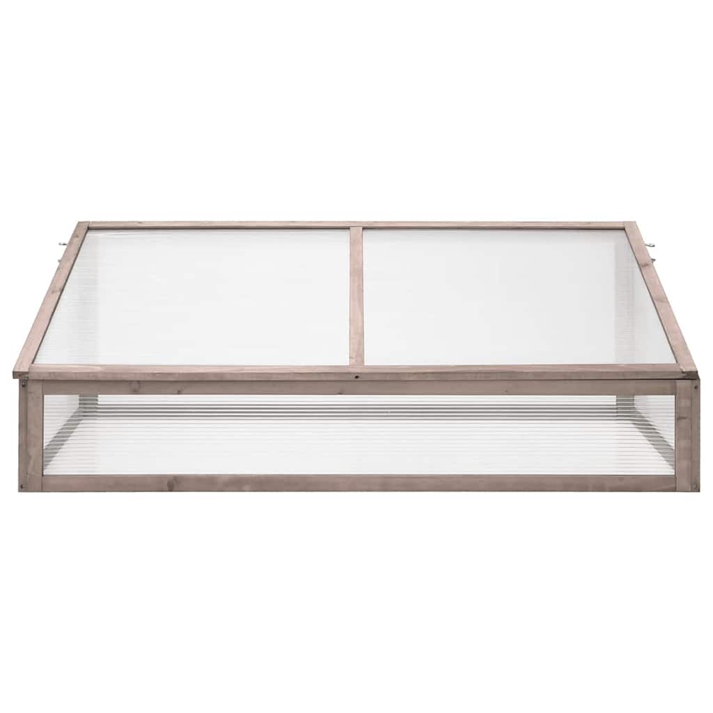 Vidaxl broeikas 110x56x39 cm vurenhout grijs