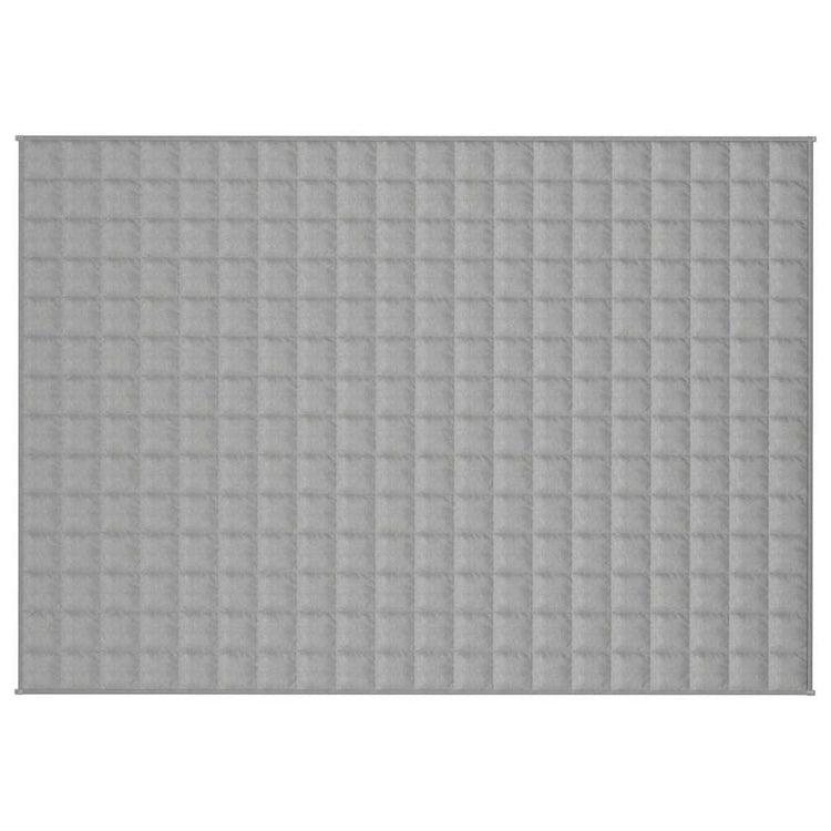 Vidaxl verzwaringsdeken 140x200 cm 6 kg stof grijs