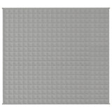 Vidaxl verzwaringsdeken 200x230 cm 9 kg stof grijs - afbeelding 3