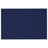 Vidaxl verzwaringsdeken 122x183 cm 9 kg stof blauw - afbeelding 3