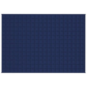 Vidaxl verzwaringsdeken 140x200 cm 10 kg stof blauw - afbeelding 3