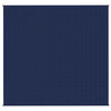 Vidaxl verzwaringsdeken 220x230 cm 11 kg stof blauw
