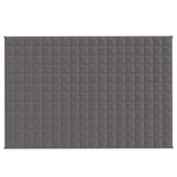 Vidaxl verzwaringsdeken 122x183 cm 9 kg stof grijs - afbeelding 3