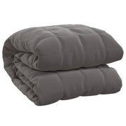 Vidaxl verzwaringsdeken 137x200 cm 6 kg stof grijs - afbeelding 2