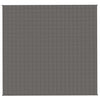 Vidaxl verzwaringsdeken 220x240 cm 11 kg stof grijs