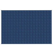 Vidaxl verzwaringsdeken 122x183 cm 9 kg stof blauw - afbeelding 3