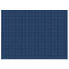Vidaxl verzwaringsdeken 152x203 cm 7 kg stof blauw