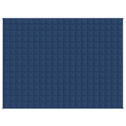 Vidaxl verzwaringsdeken 152x203 cm 7 kg stof blauw - afbeelding 3