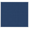 Vidaxl verzwaringsdeken 200x230 cm 13 kg stof blauw