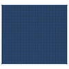Vidaxl verzwaringsdeken 220x240 cm 11 kg stof blauw