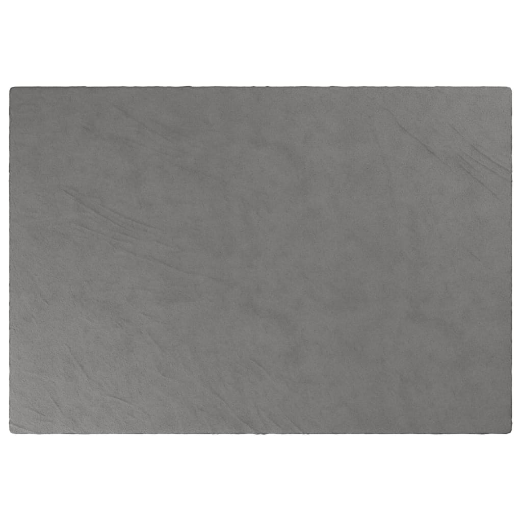 Vidaxl verzwaringsdeken met hoes 135x200 cm 10 kg stof grijs