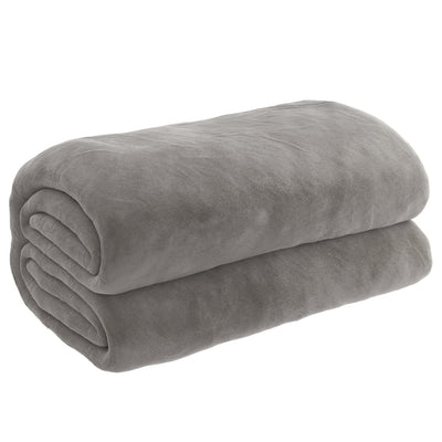 Vidaxl verzwaringsdeken met hoes 152x203 cm 7 kg stof grijs