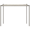 Vidaxl prieel 3x3 m 180 g m² stof en staal wit