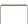 Vidaxl prieel 3x3 m 180 g m² stof en staal beige
