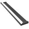 VidaXL Doucheschap voor inloopdouchewand 90 cm aluminium zwart