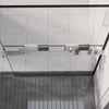 Vidaxl wandschap voor inloopdouchewand 115 cm aluminium chroomkleurig