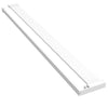 Vidaxl wandschap voor inloopdouchewand 115 cm aluminium wit
