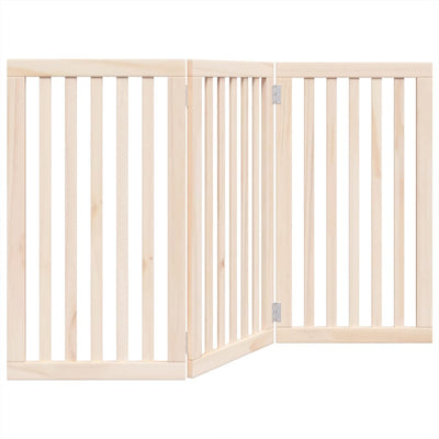Vidaxl hondenhek opvouwbaar 3 panelen 150 cm populierenhout