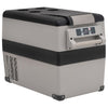Vidaxl koelbox met handvat en adapter 55 l pp pe zwart en grijs