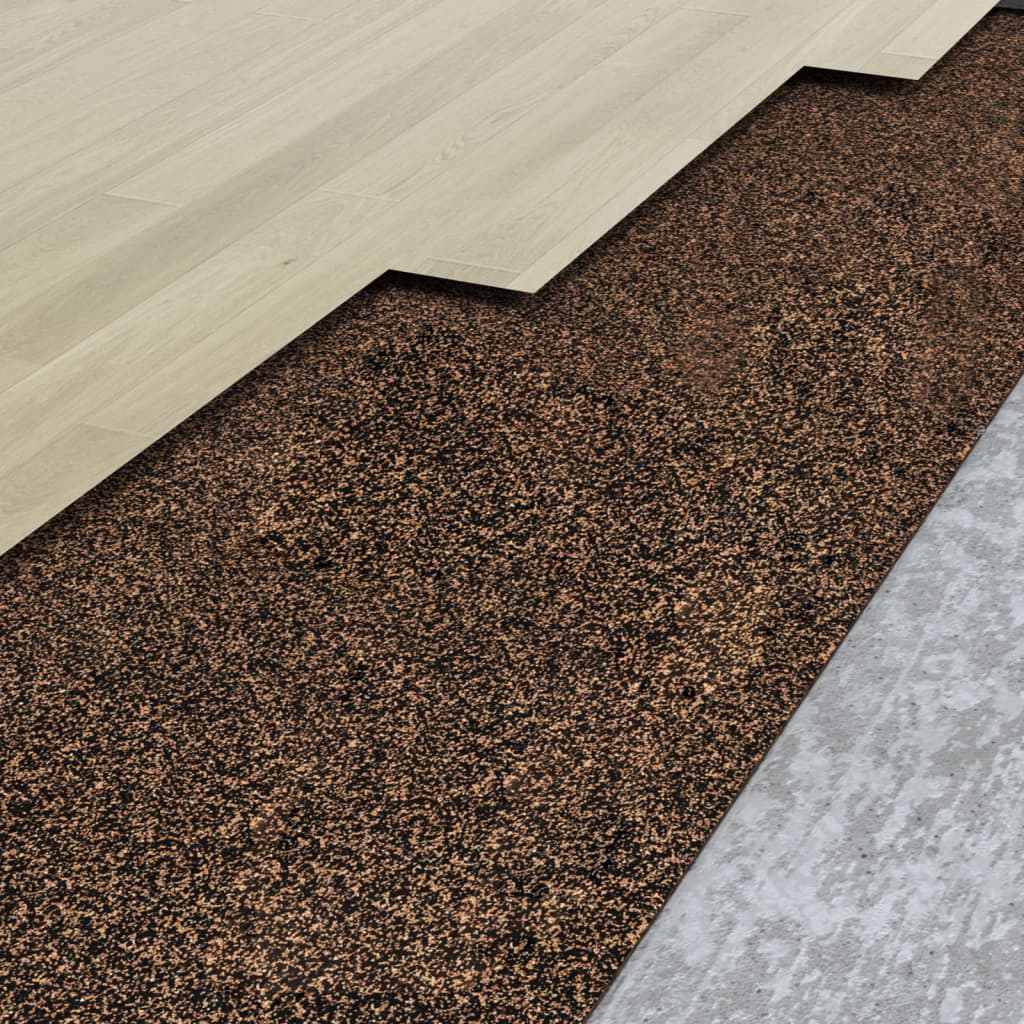 VidaXL Kurkrol 100x500 cm 2 mm rubber